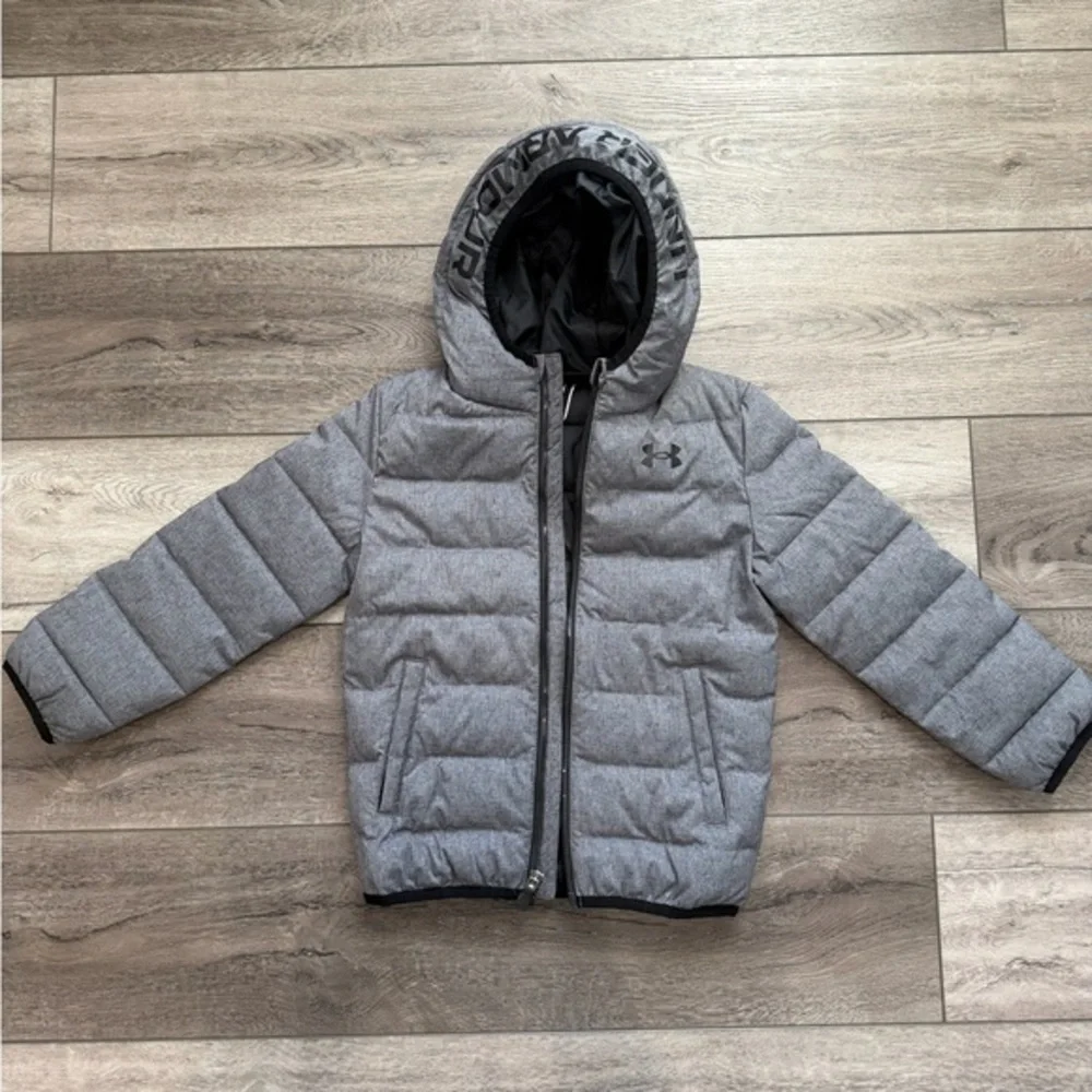 Under Armour Boys Gray Puffer Jacket